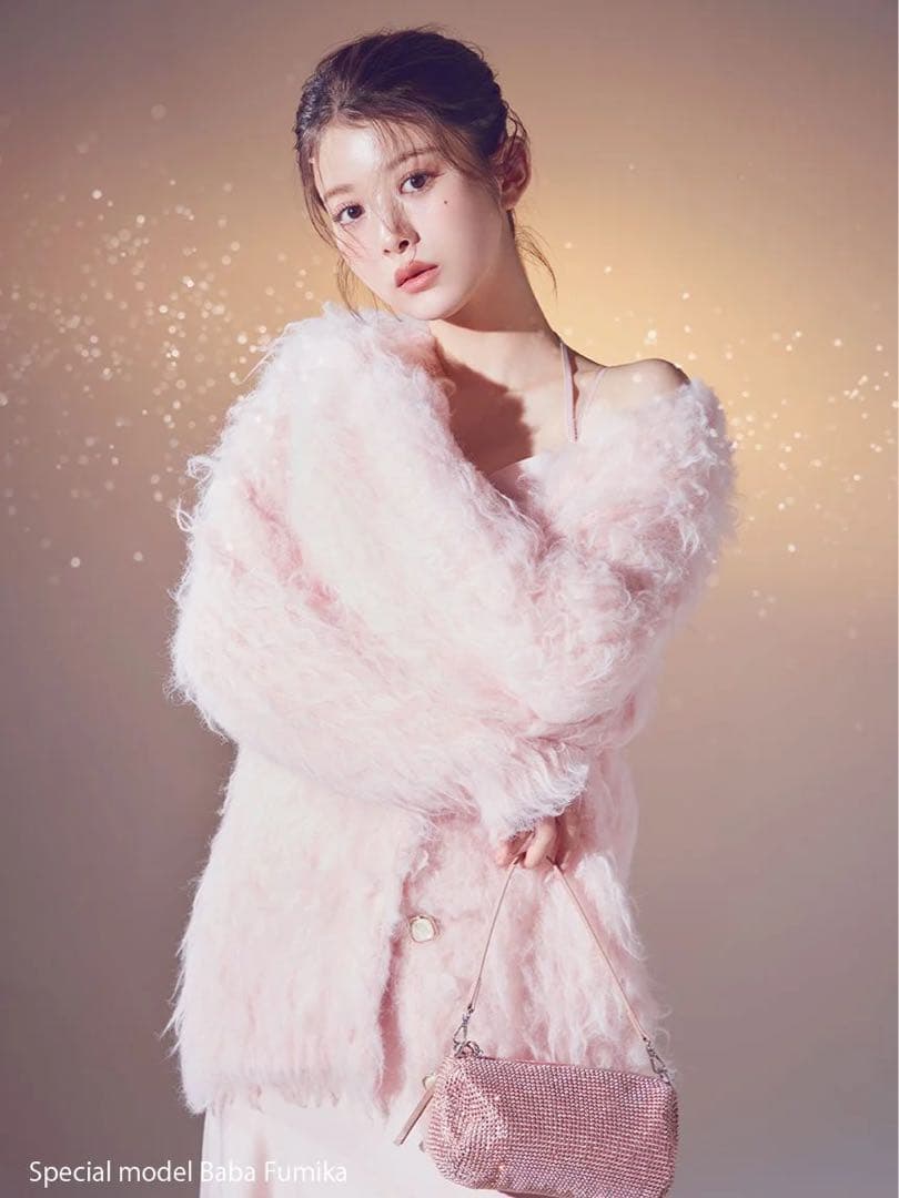 スナイデル　シャギーカーディガン