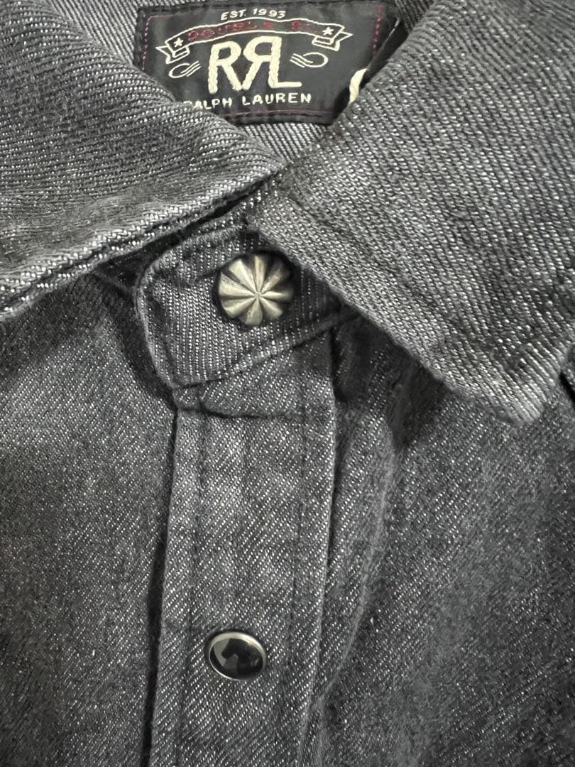 【美品】RRL ダブルアールエル デニムシャツ