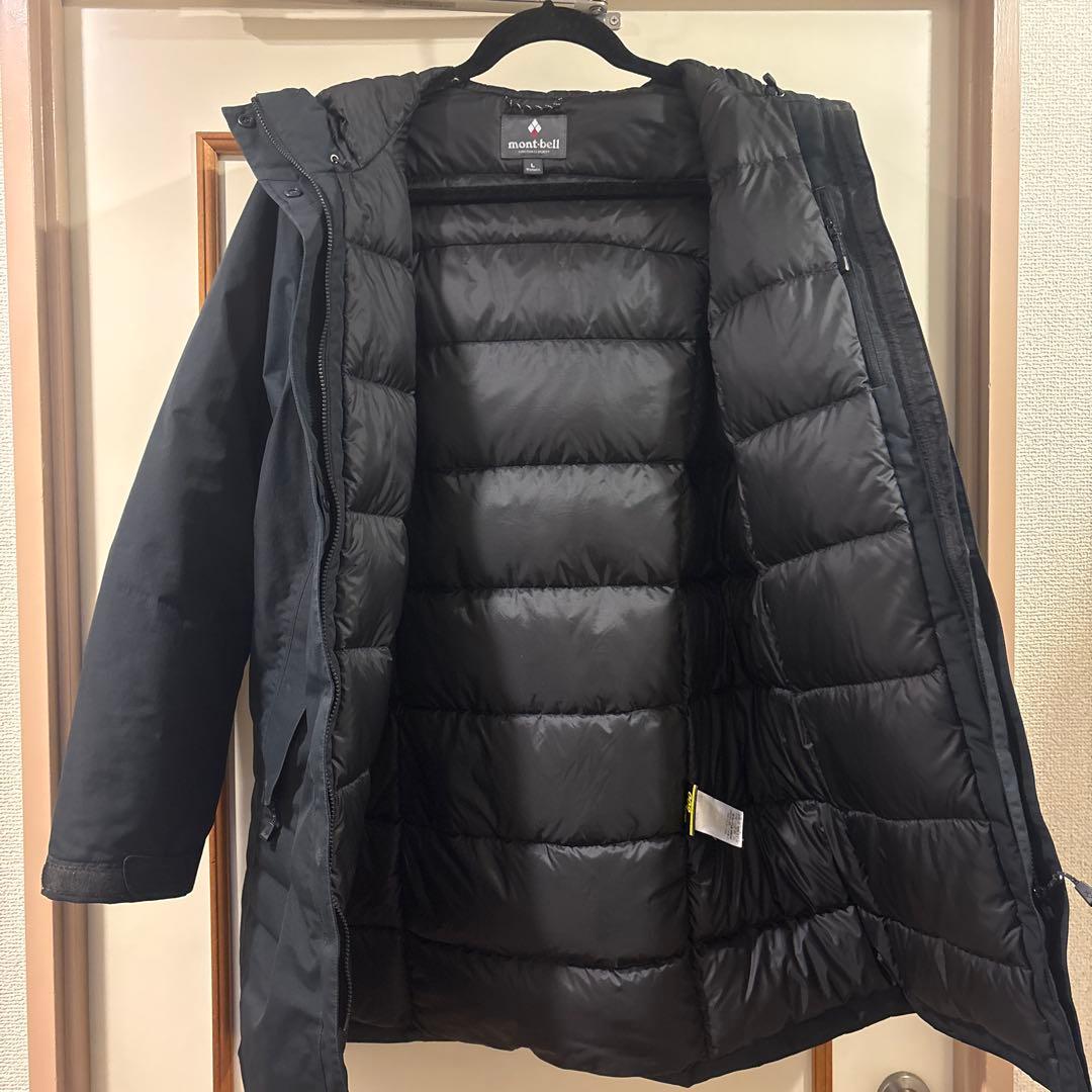 美品✨モンベル ベルニナダウンコート　ダウンジャケット　ブラック　極暖　値下げ