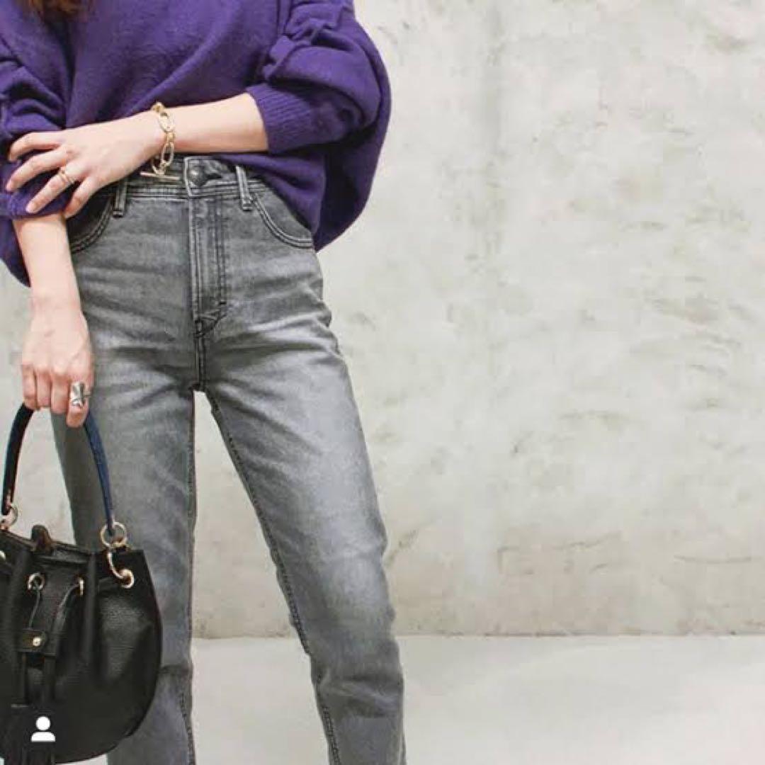 YANUK HIGH WAIST RUTH グレー 23