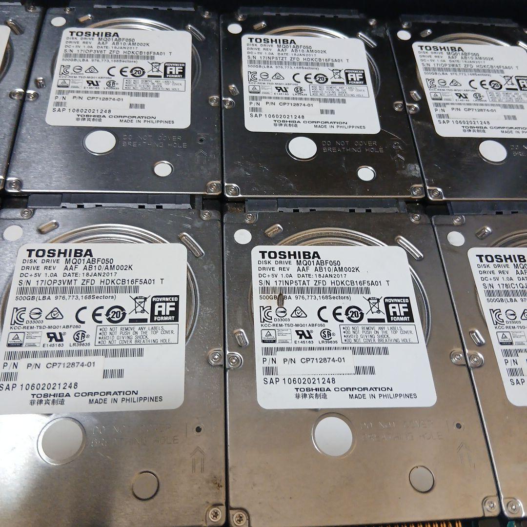 内蔵型ハードディスクドライブ TOSHIBA MK1059GSM 500GB HDD 5400RPM