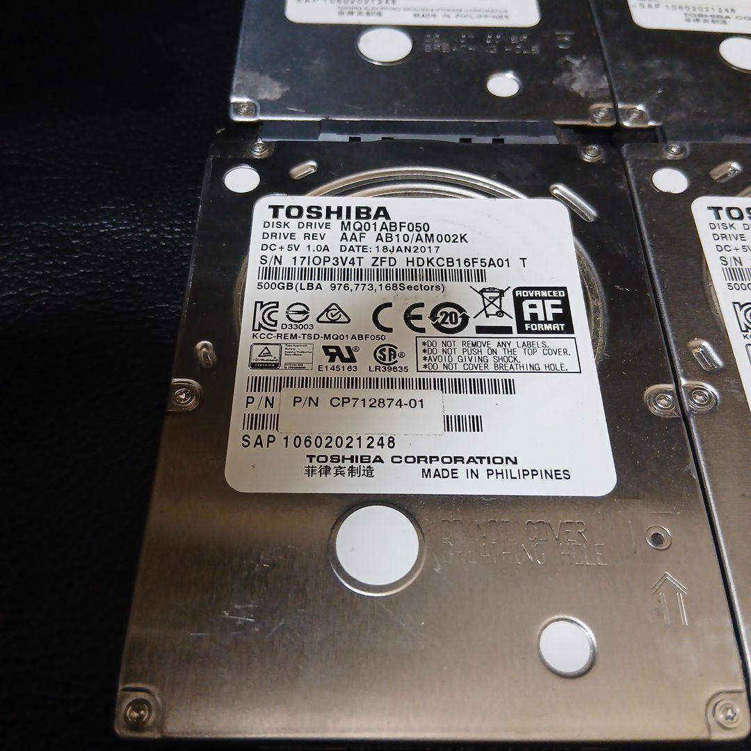 内蔵型ハードディスクドライブ TOSHIBA MK1059GSM 500GB HDD 5400RPM