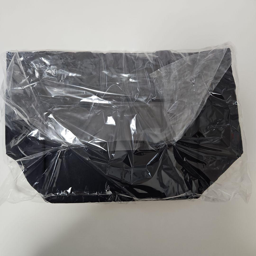 【新品未使用】ファミリア　マザーズバッグ　トート青チェック　チャームなし