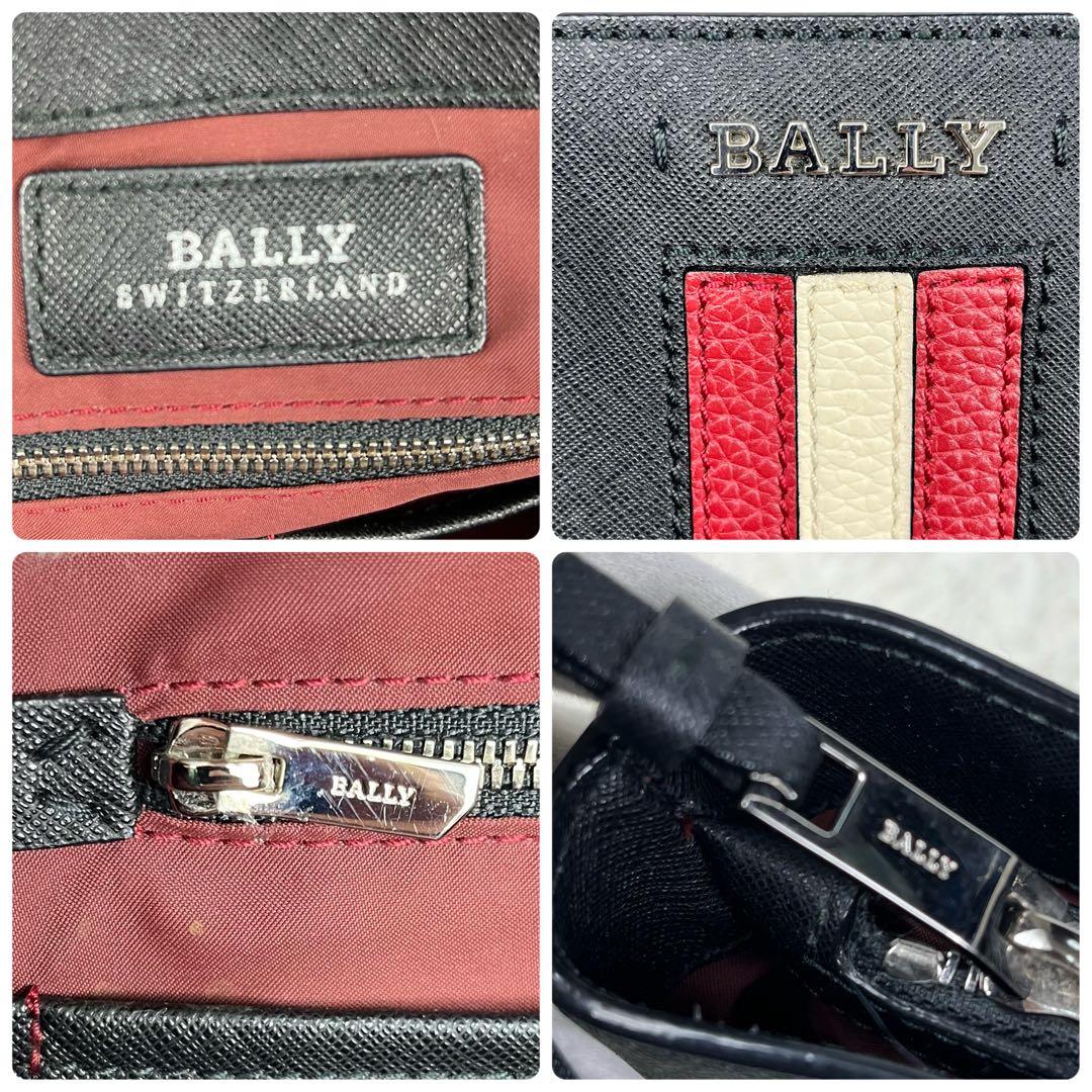 【極美品/現行近】BALLY トートバッグ ビジネス トレスポ レザー ブラック