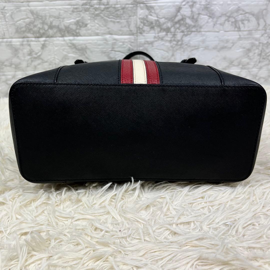 【極美品/現行近】BALLY トートバッグ ビジネス トレスポ レザー ブラック