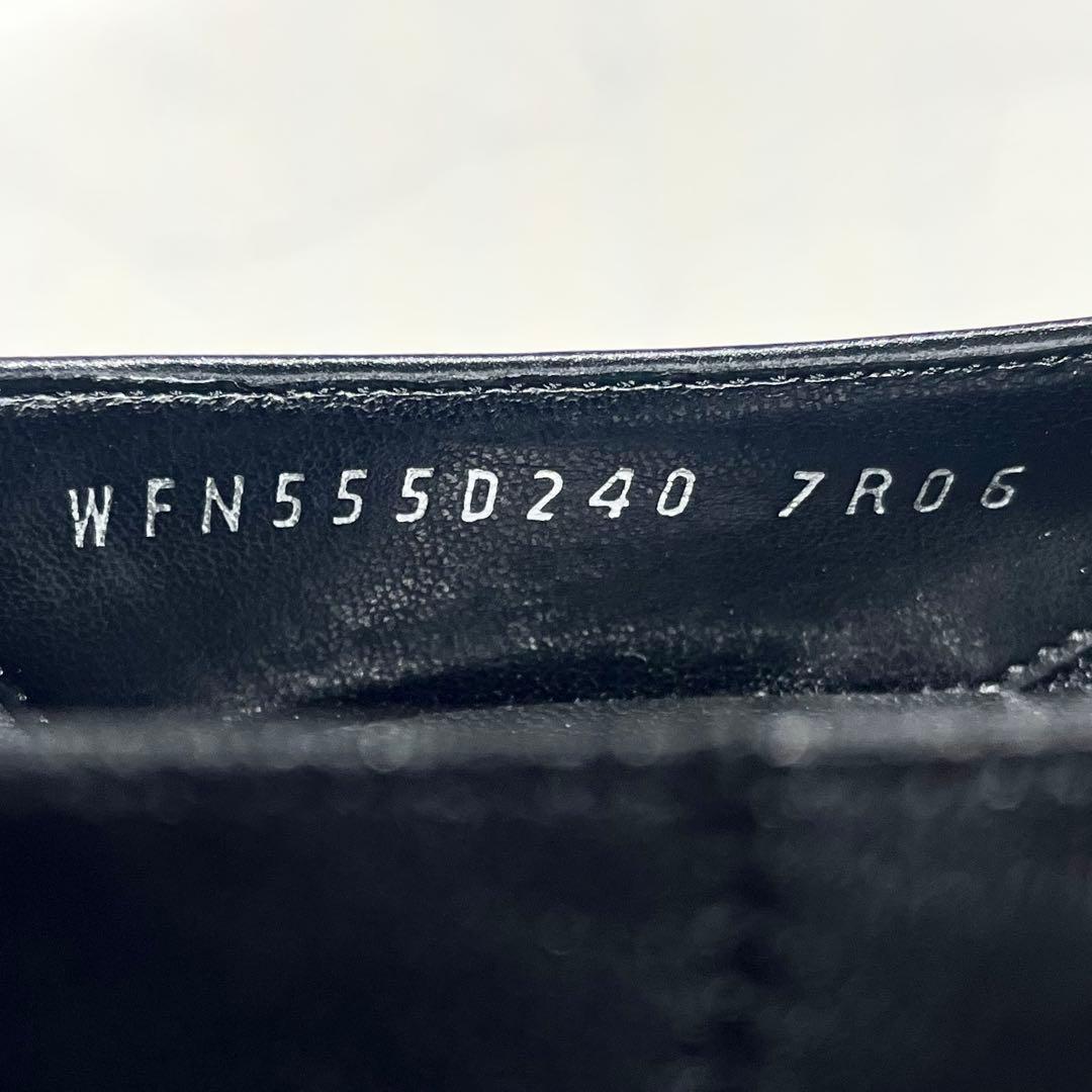 未使用級☆ワコール サクセスウォーク スクエアトゥ 5cmヒールパンプス 24D