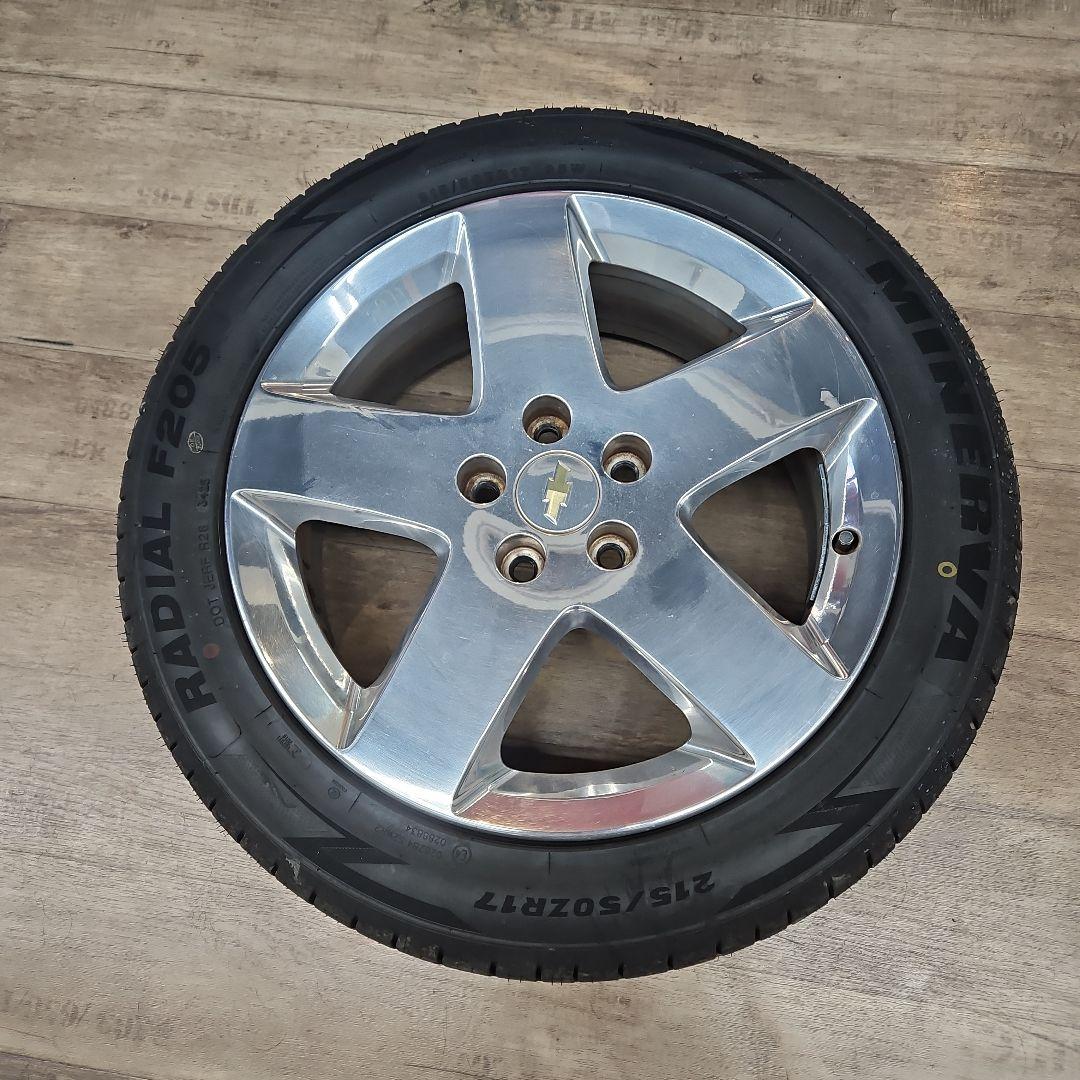 シボレーhhr純正アルミ17 215/50r17OPELジープレネゲードコンパス