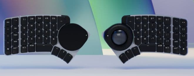 未使用 NayaCreate 左右分割 無線 キーボード