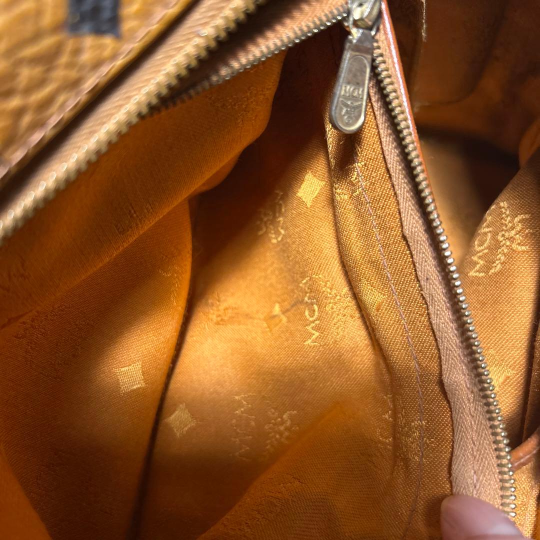 MCM レザーボストンバッグ 中型