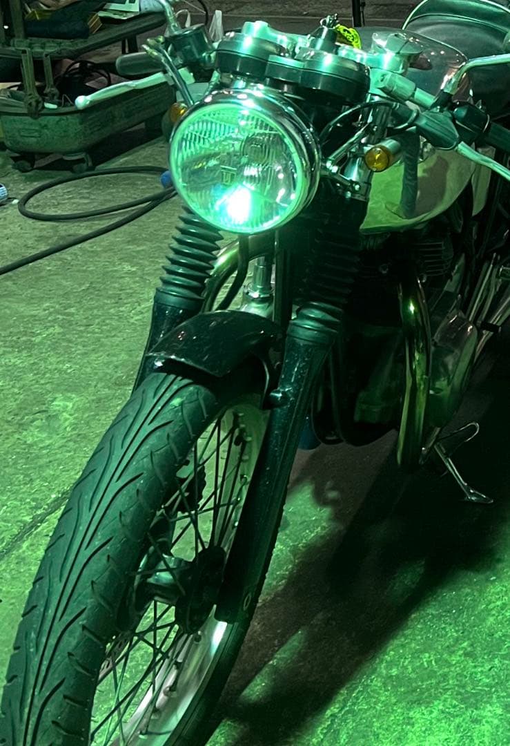 w650 社外フェンダー　前後