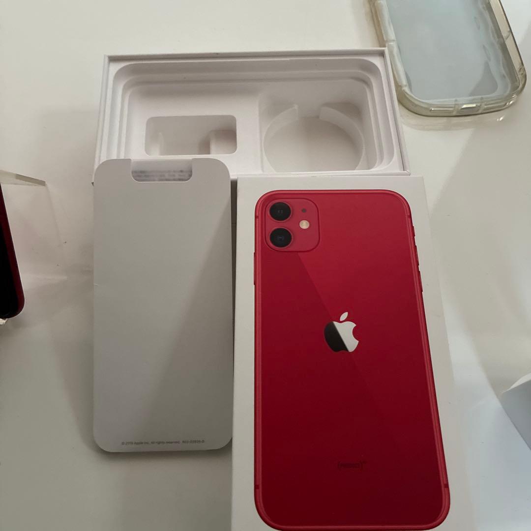 【美品❣️】Apple iPhone 11 (PRODUCT(RED)) 箱付き