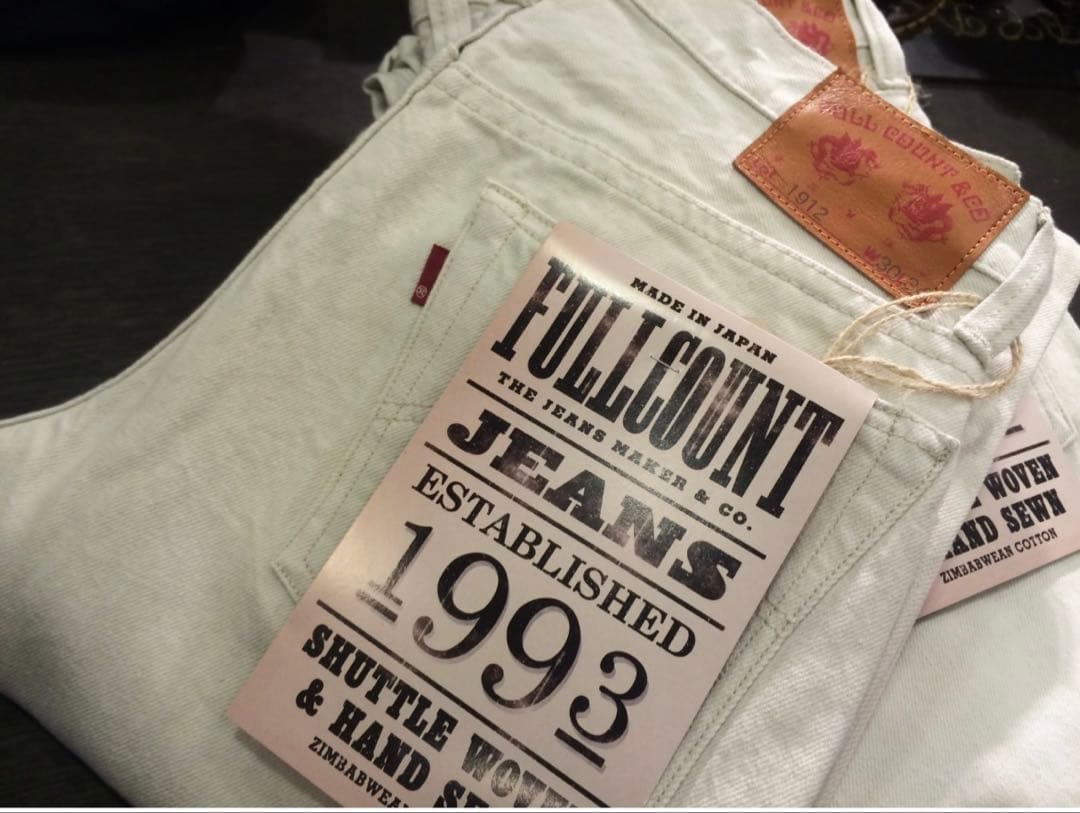 フルカウント1912 SELVEDGE COLOR PANTS W32 L34