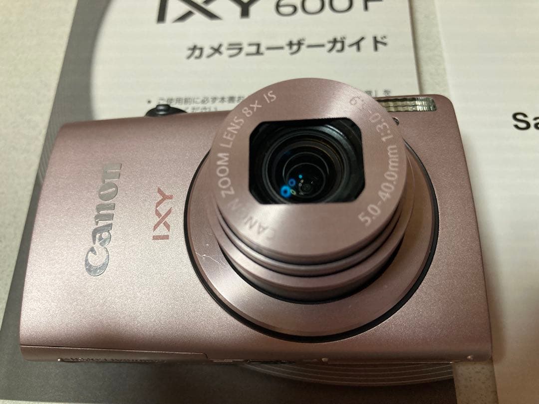 Canon IXY600F ピンク コンパクトデジタルカメラ