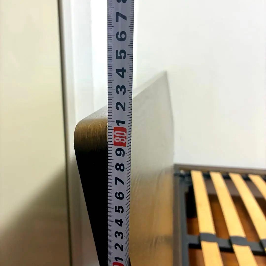 無印良品　ダブルベッド　ウォールナット材　送料無料