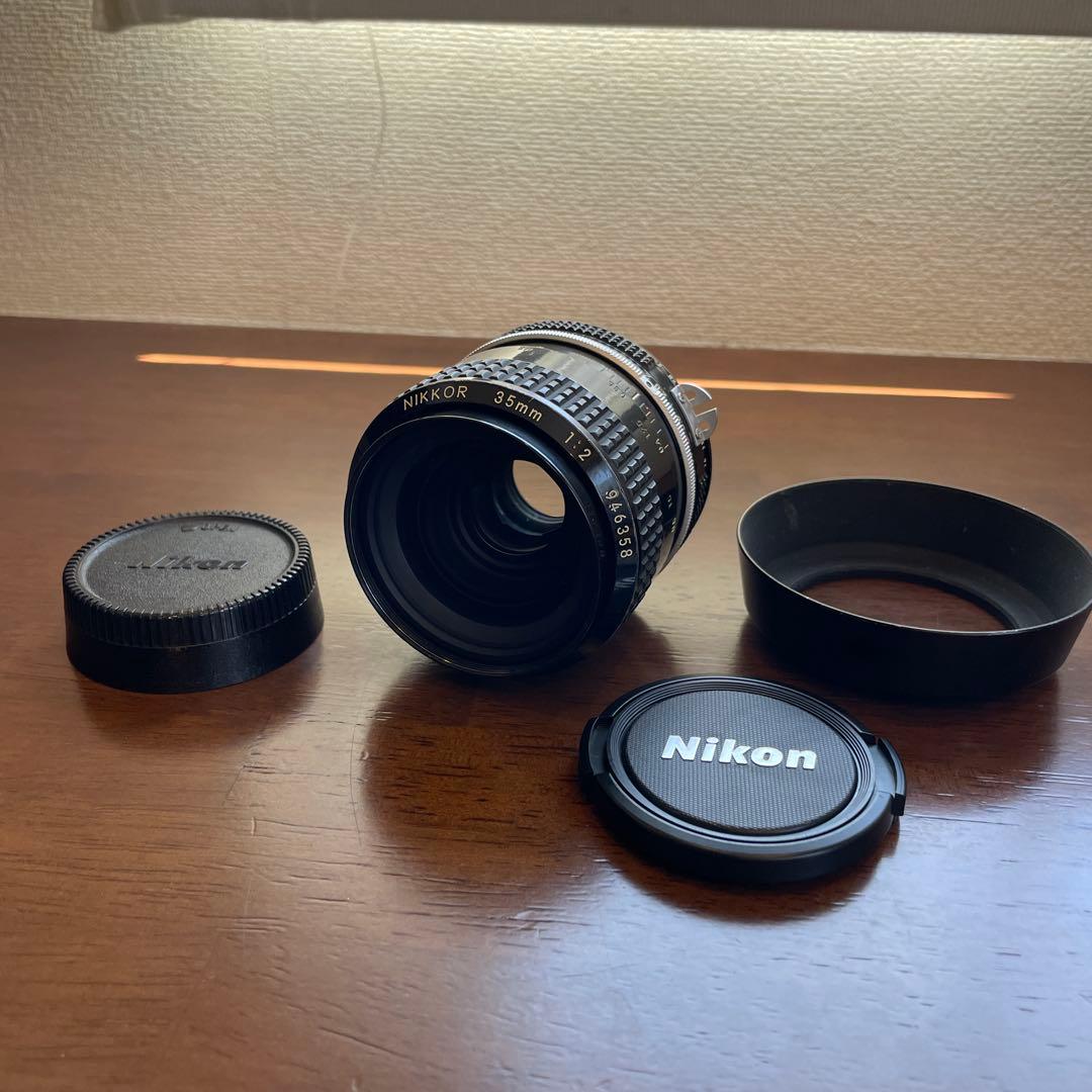 【美品】NIKKOR 35mm f/2 レンズニコン