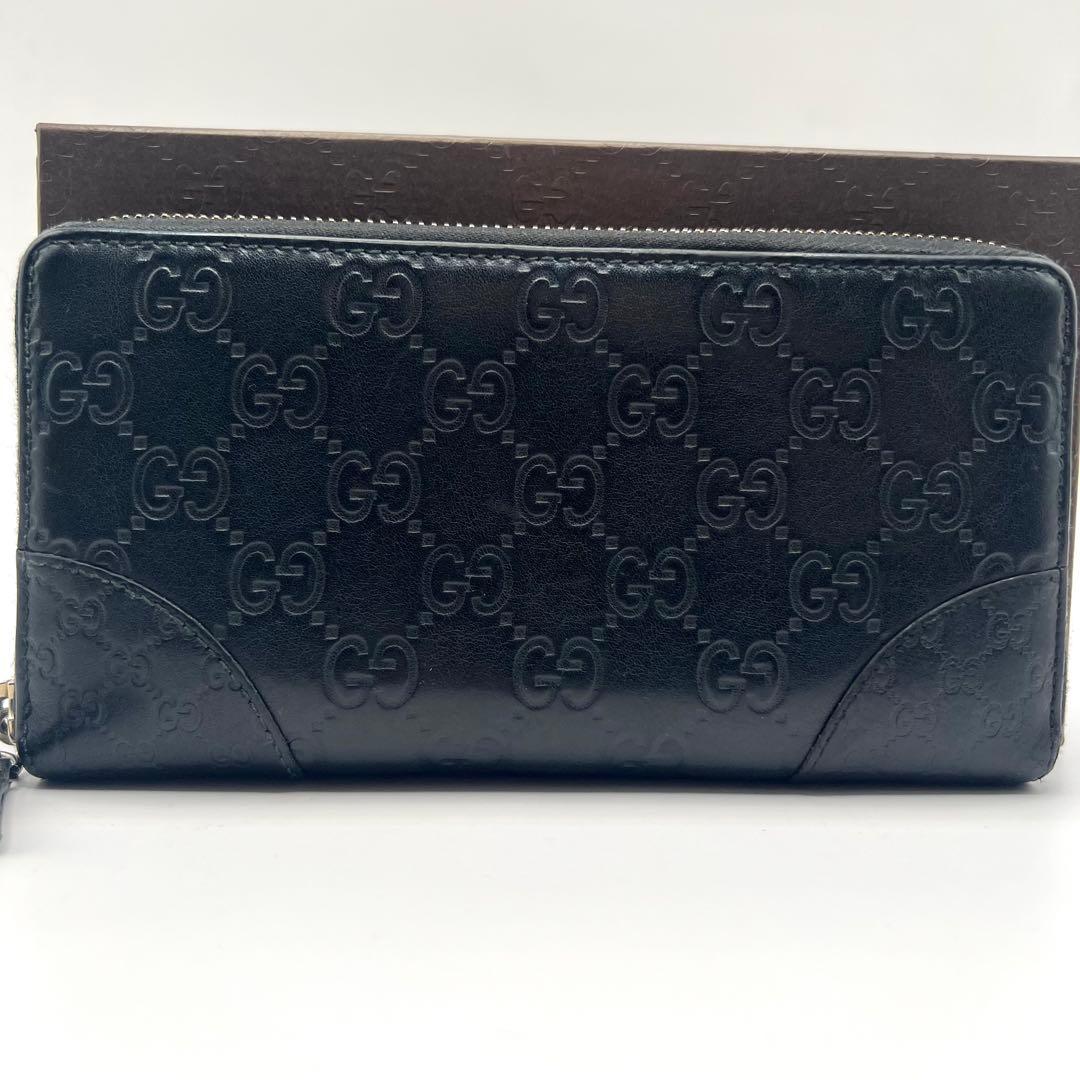 激レア✨GUCCI シマ　マイクロシマ　長財布　ユニセックス　インターロッキング
