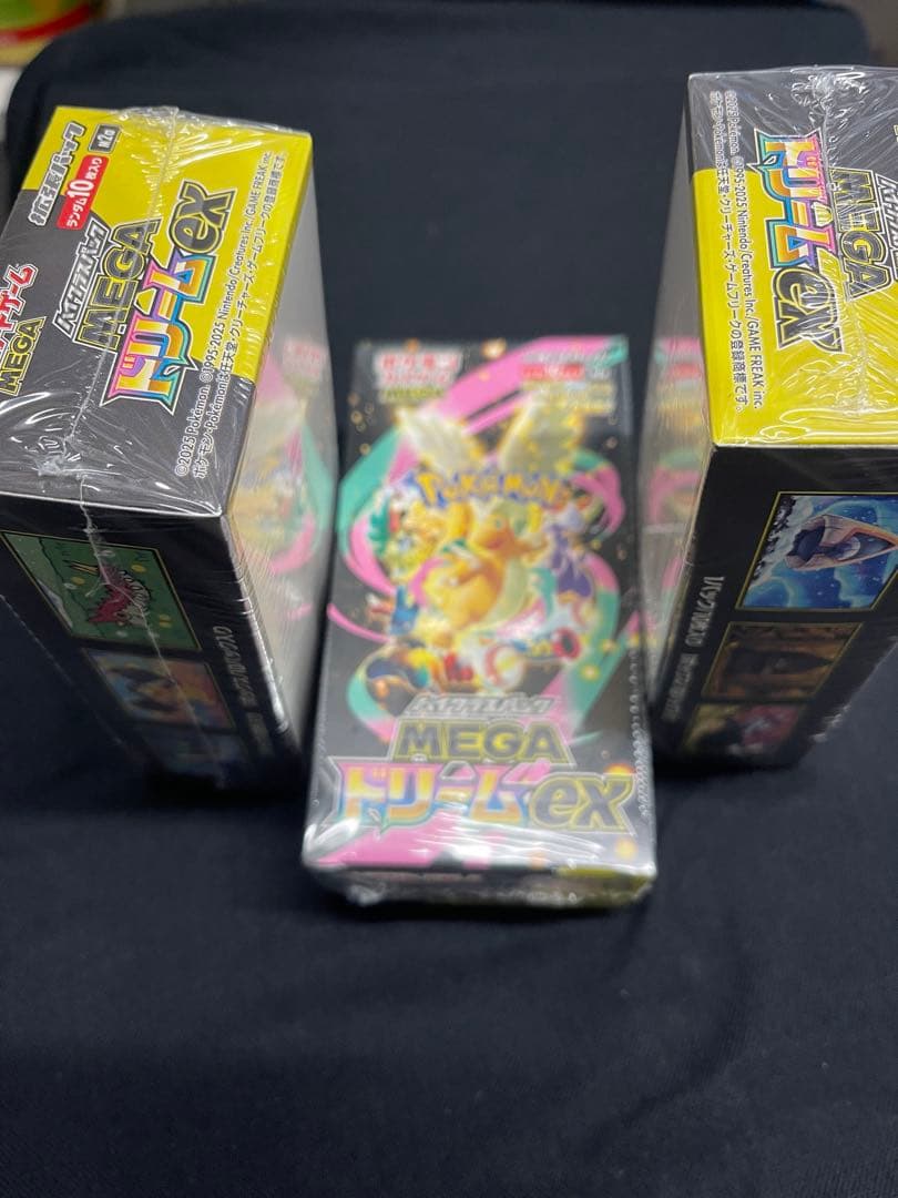 シュリンク付きポケモンカードMEGA ハイクラスパック　ドリーム ex 3Box