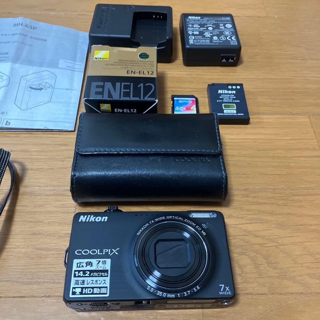 Nikon COOLPIX P6000 予備バッテリー、SDカード、充電器付き