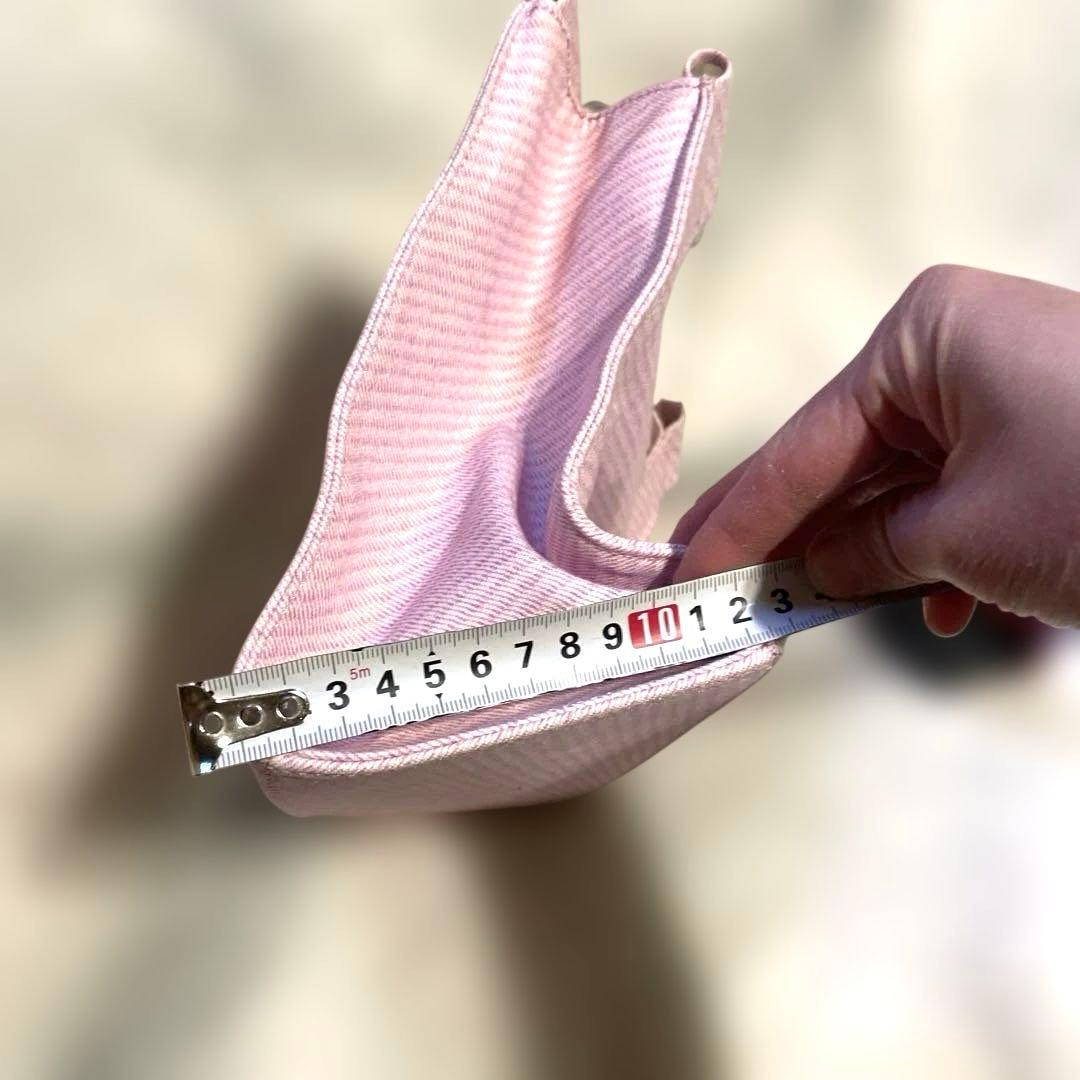 極希少❗️レア　courrèges クリアハンドル　ハンドバッグ　ピンク　ミニ