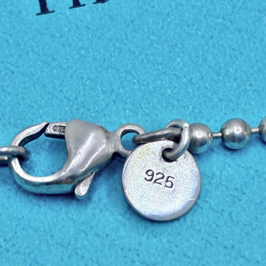 ティファニー　約86cm　ロングボールチェーン　ネックレス　シルバー　美品