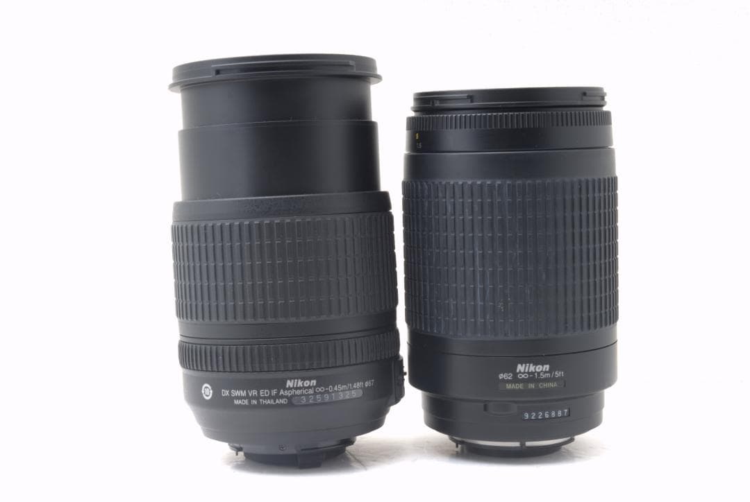 超望遠で遠くの撮影に Nikon D5500 Wレンズ 高性能 Wi-Fi搭載