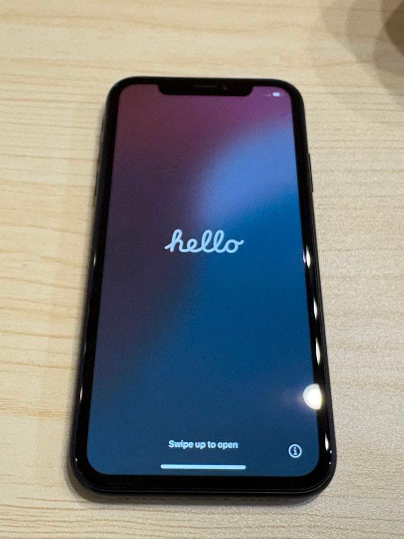 Apple iPhone XR ブラック128GB 初期化済み SIMフリー