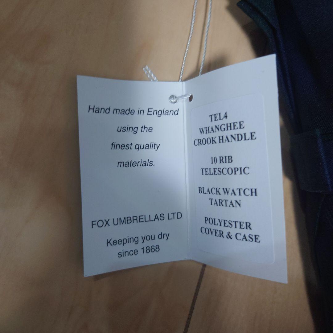 FOX UMBRELLAS ブラックウォッチ折りたたみ傘 TEL4