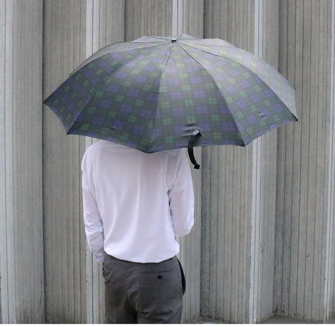 FOX UMBRELLAS ブラックウォッチ折りたたみ傘 TEL4