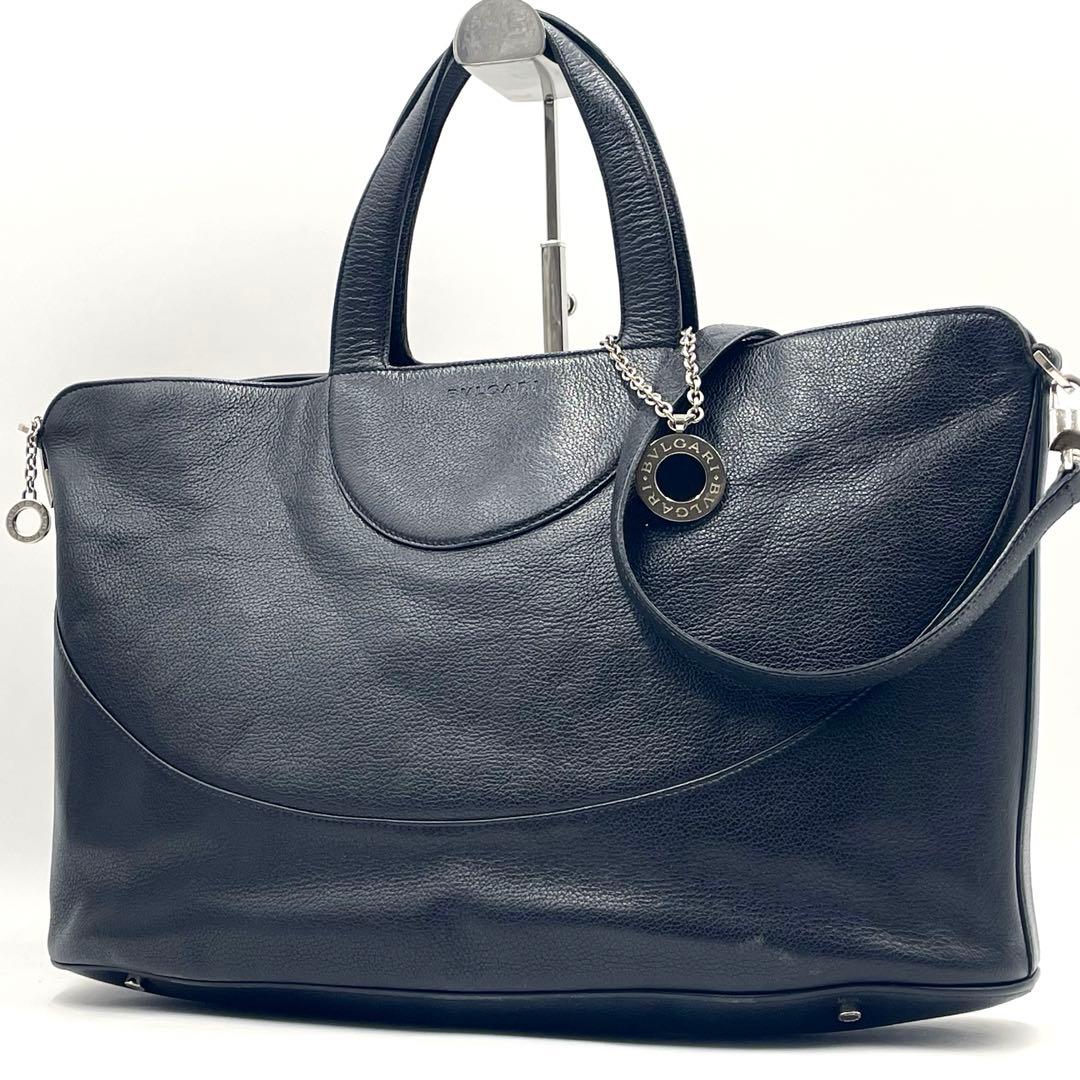 【美品】ブルガリ デコルテ トートバッグ ショルダー 2way レザー ビジネス