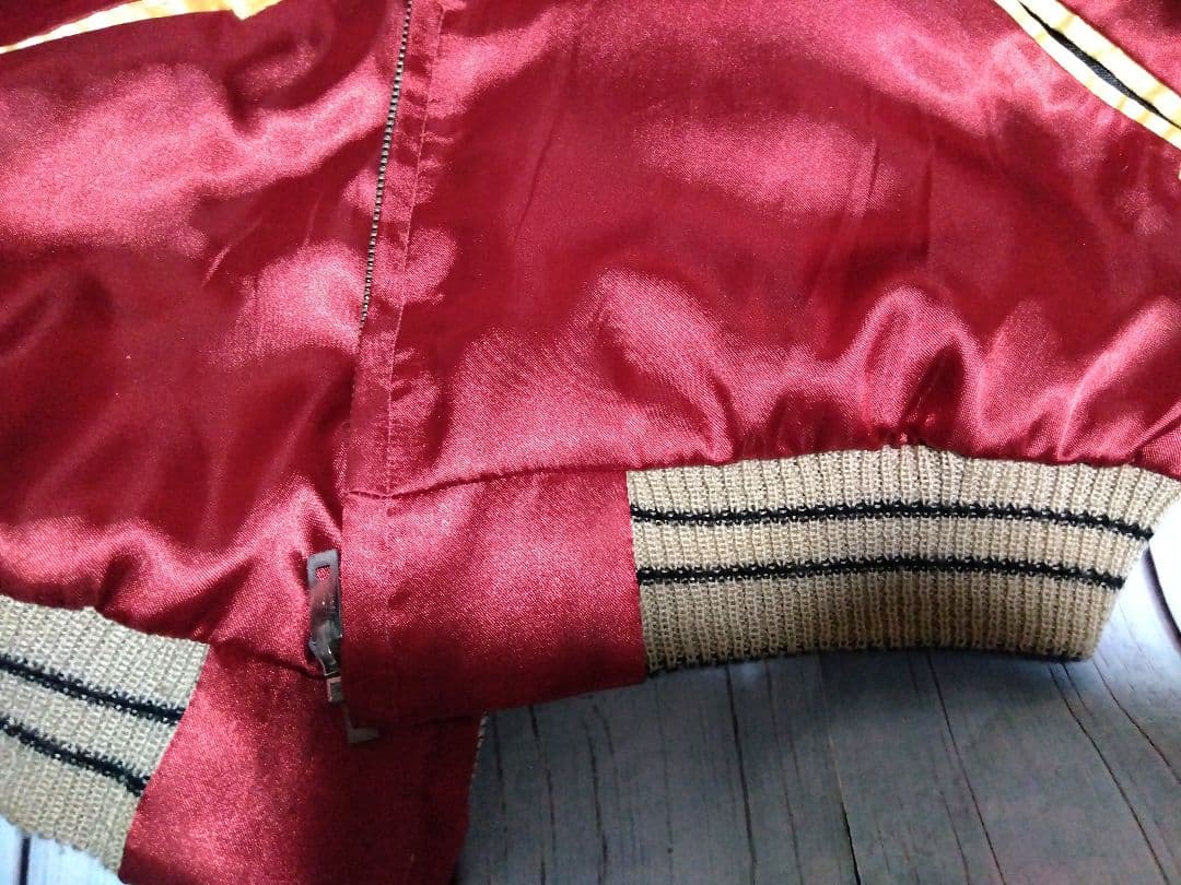 テーラー東洋　スカジャン　TT10930　鷹　日本地図　М