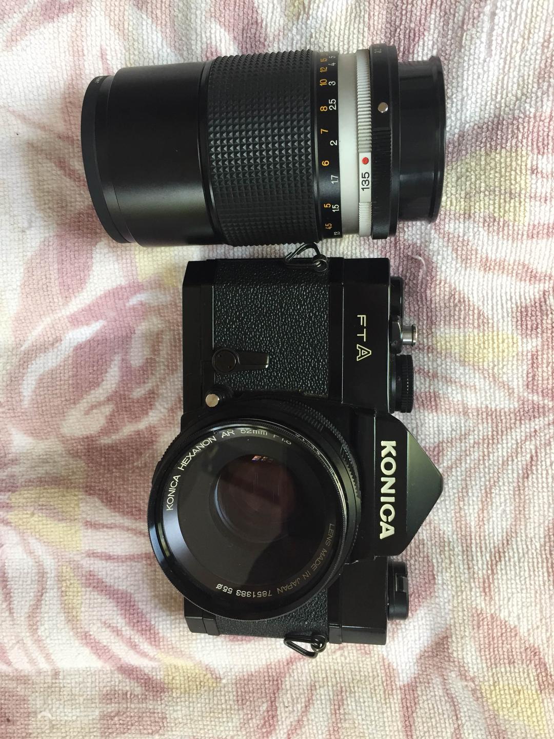 Konica FTA + 135mm望遠 一眼レフ カメラ