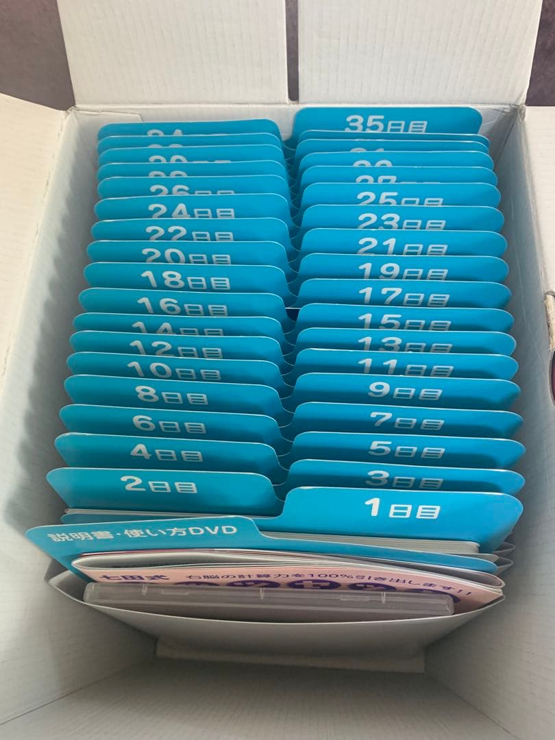 しちだ式　ドッツフラッシュカード&ドッツどっちプリントのセット