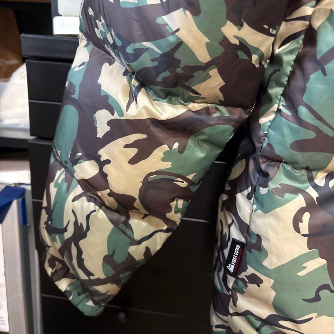 FIRST DOWN 迷彩ダウンジャケット　LL