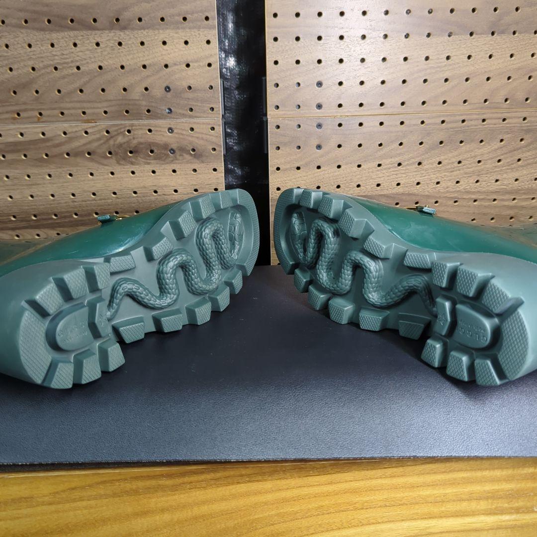 【新品・未使用】GUCCI ホースビット ラバー レインブーツ 38