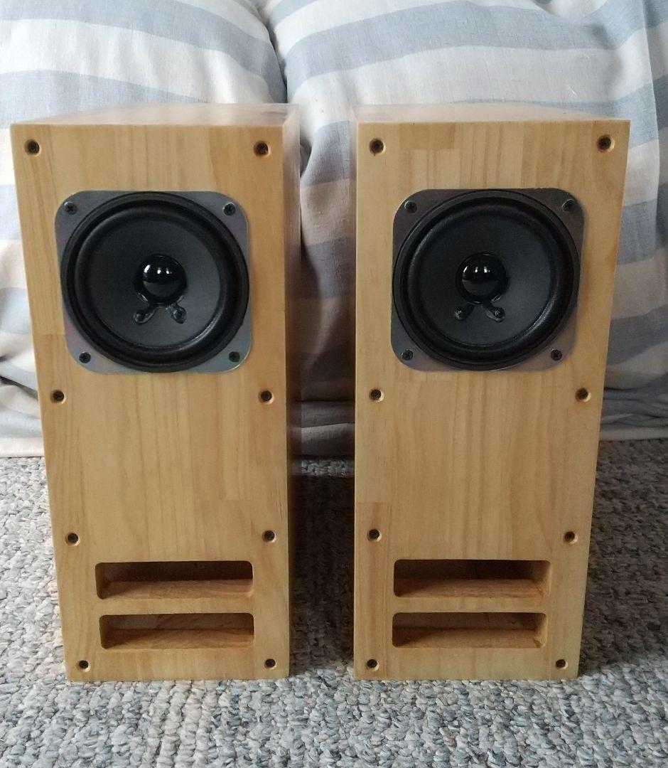 バックロードスピーカー　wooden10cm