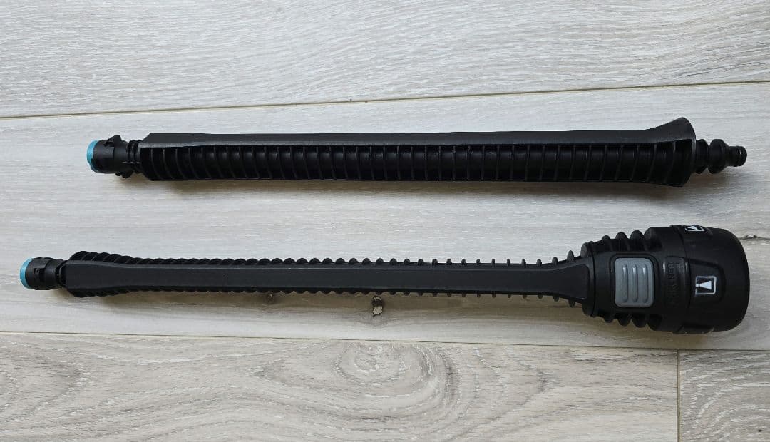 ケルヒャー◆KARCHER KHB6 モバイル高圧洗浄機+ホース+新品バッテリー