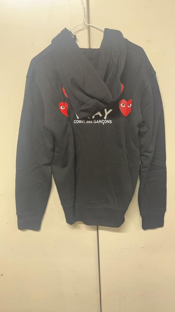PLAY COMME des GARÇONS パーカー M ハート模様