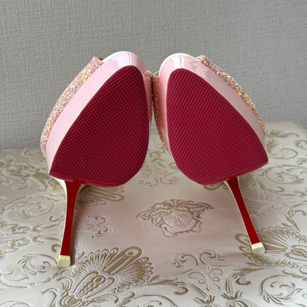 新品未使用 Christian Louboutin ルブタン ピンクハイヒール