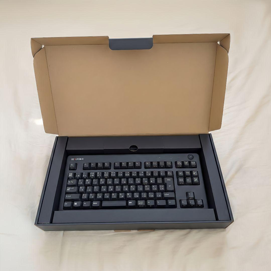 【美品】REALFORCE R3HC12 ブラック テンキーレス 静音・変荷重