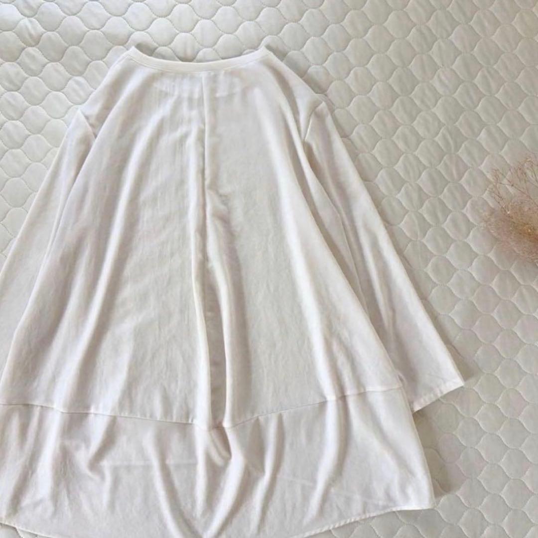 人気商品✴︎BEARDSLEY 後ろドレープTブラウス　アイボリー