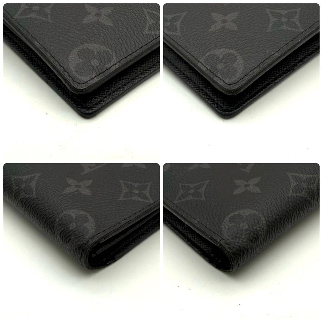 【極上美品】ルイヴィトン モノグラム エクリプス ポルトフォイユ ブラザ長財布