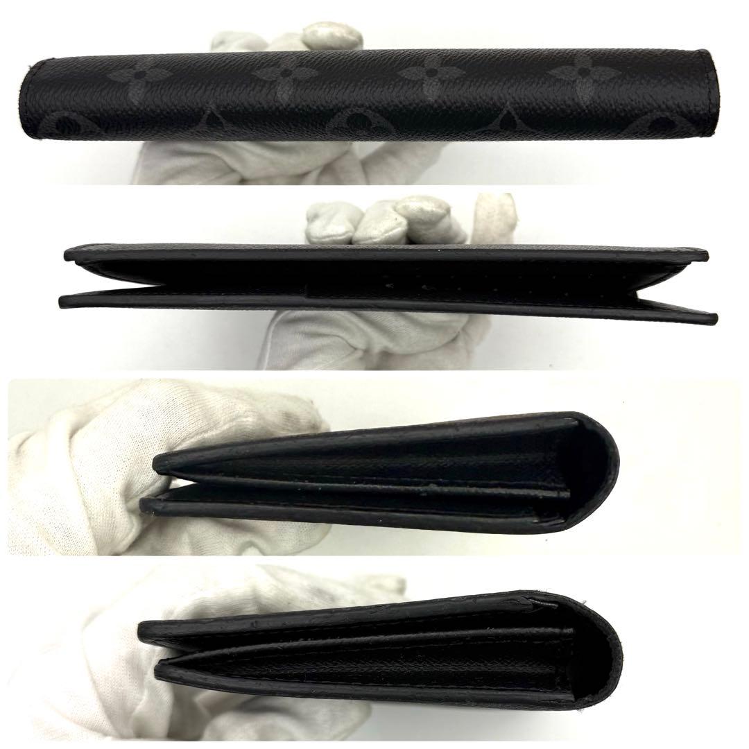 【極上美品】ルイヴィトン モノグラム エクリプス ポルトフォイユ ブラザ長財布