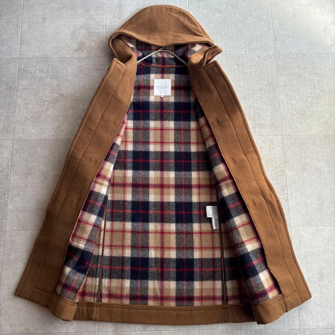 美品✨マッキントッシュフィロソフィー ダッフルコート ロング ブラウン 38
