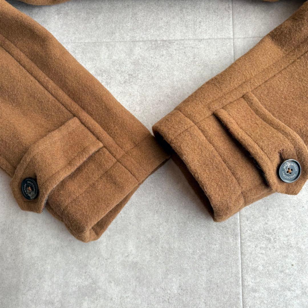 美品✨マッキントッシュフィロソフィー ダッフルコート ロング ブラウン 38