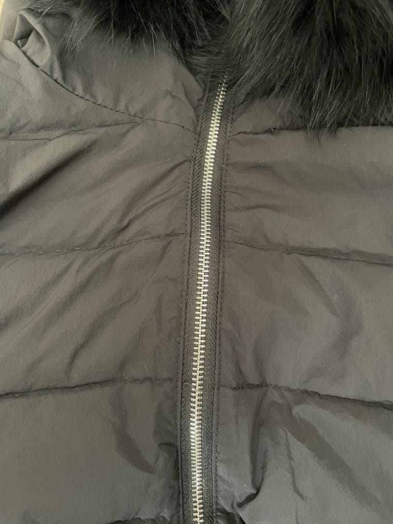 スリムウエストショートダウン ブラック