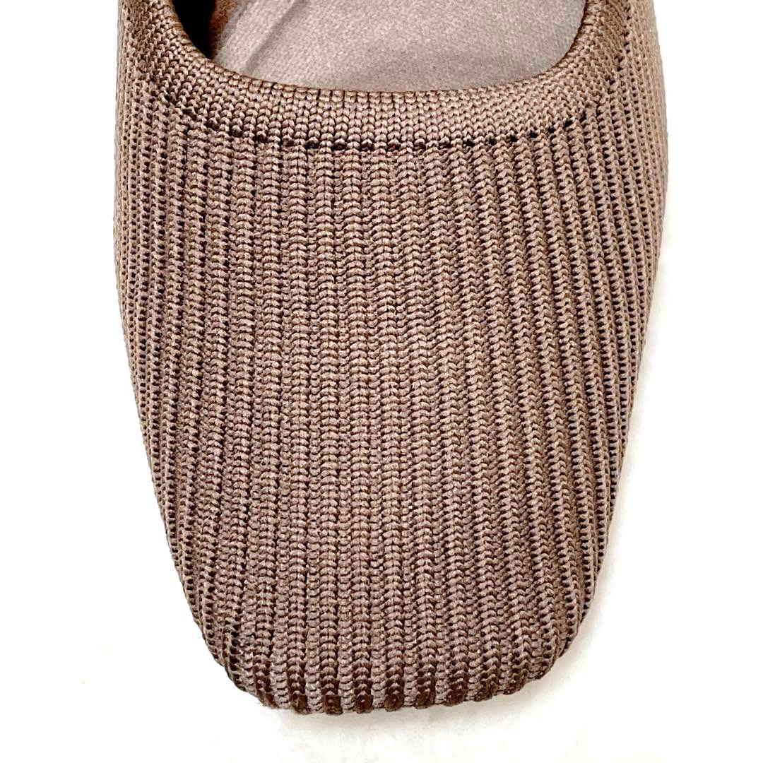 【美品】VIVAIA ビバイア　パンプス　スクエアトゥ ブラウン