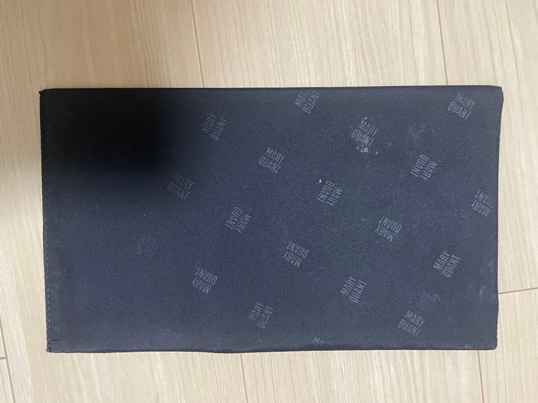 MARY QUANT マリークワント デイジーキルトボストンショルダーバッグ 黒