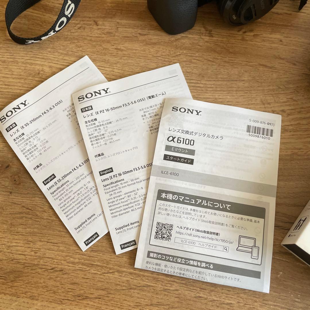 ⭐️SONY a6100➕カメラケース➕ワイヤレスイヤホン➕スマホスタンド