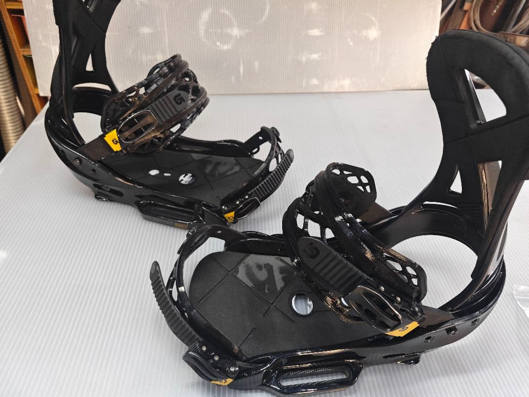BURTON ビンディング CUSTOM est Lサイズ ストラップ新品交換