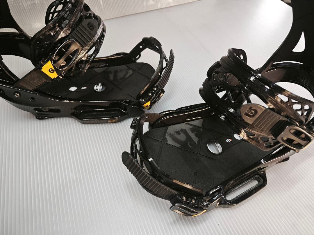 BURTON ビンディング CUSTOM est Lサイズ ストラップ新品交換